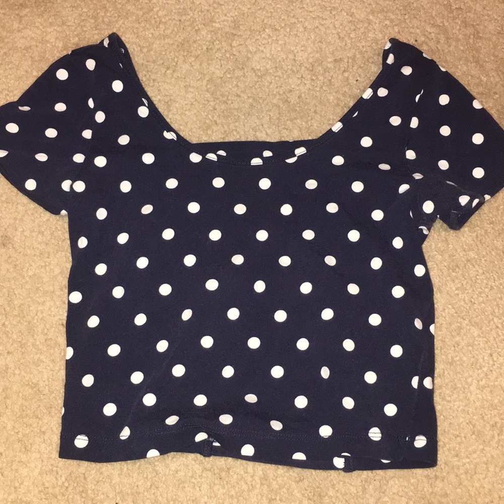 Open back crop top